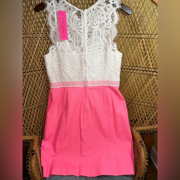 Lilly Pulitzer NWT Sharice Stretch Shift Dress Lillys Coral Size 10 - Picture 5 of 15
